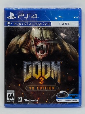 Doom 3: VR Edition (Sony PlayStation 4 PS4) New Factory Sealed | VR Required