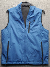 IZOD PerformX Reversible Vest Womens Small Multi Ripstop Golf Performance Zip-Up