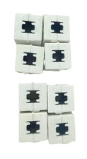 8 Pcs Ferrite Beads Clip-on Ring Core RFI EMI Noise Filter Clamp Choke Coil Hot