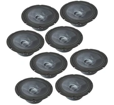 Harmony Audio HA-CMB8 Car Stereo Cabron Midbass Midrange 8" Speakers - 4 Pairs