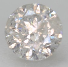 0.52 Carat D Color Round Brilliant Natural EARTH MINED Loose Diamond 4.99m VIDEO