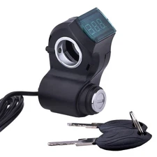 Universal ebike Ignition Switch with Key 12V-96V ebike Throttle with Key and ...