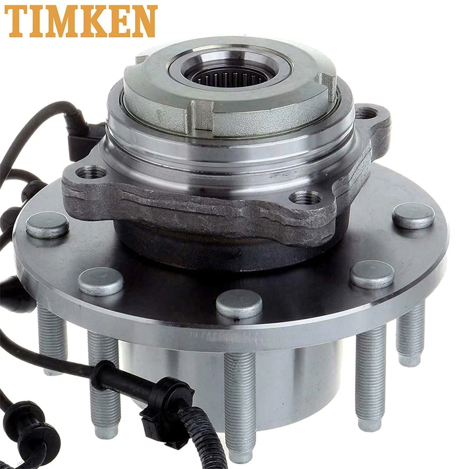 Conjunto de bujes de cojinetes de rueda delantera 4x4 Timken para Ford F-250 03-04 8 tacos SRW Foto 4 de 4