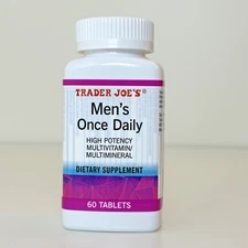Trader Joe’s Men’s Once Daily High Potency Multivitamin Multimineral