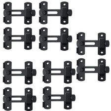 10PCS Flip Latch Gate Latches, 4 inch Heavy Duty Gate Hardware,Safety Door Lock