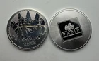 1 oz SILVER ROUND ROLLING STONES & 1 oz SILVER PAMP ROUND 2oz Total!