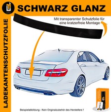 LACKSCHUTZFOLIE FÜR MERCEDES E-KLASSE  STUFENHECK W212 2009-2016 SCHWARZ GLANZ