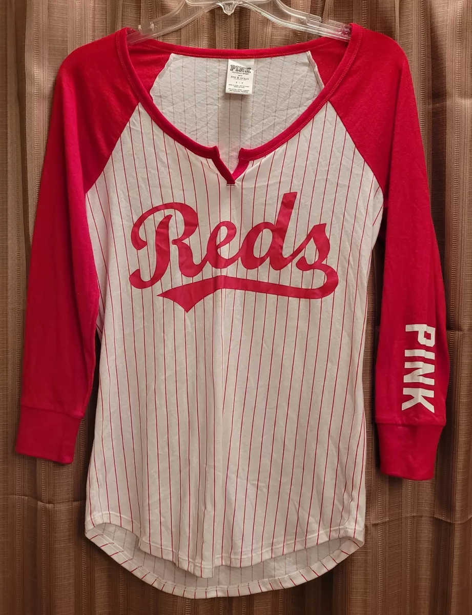 pink cincinnati reds shirt