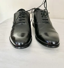 Kenneth Cole Mens Captoe Oxford Dress Lace Up Shoes Size US 11 EU 44.5 Black