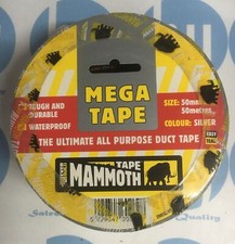 # EVERBUILD MAMMOTH MEGA ALL PURPOSE DUCT TAPE 50mm x 50M Silver *new*