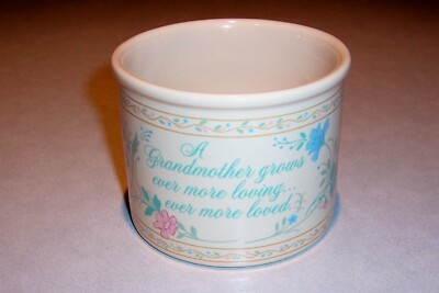Decorative Crock Planter - Hallmark - A Grandmother grows ever more loving.....
