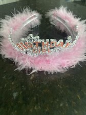 birthday girl tiara Euc Worn Once 