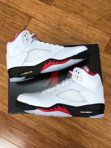 jordan 5 fire red box