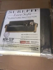 Sure Fit Quilted Pet Furniture Cover in Gray (NEW)