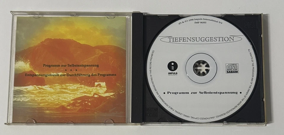 Tiefensuggestion - Programm zur Selbstentspannung | CD | Zustand sehr gut - Bild 3 von 4