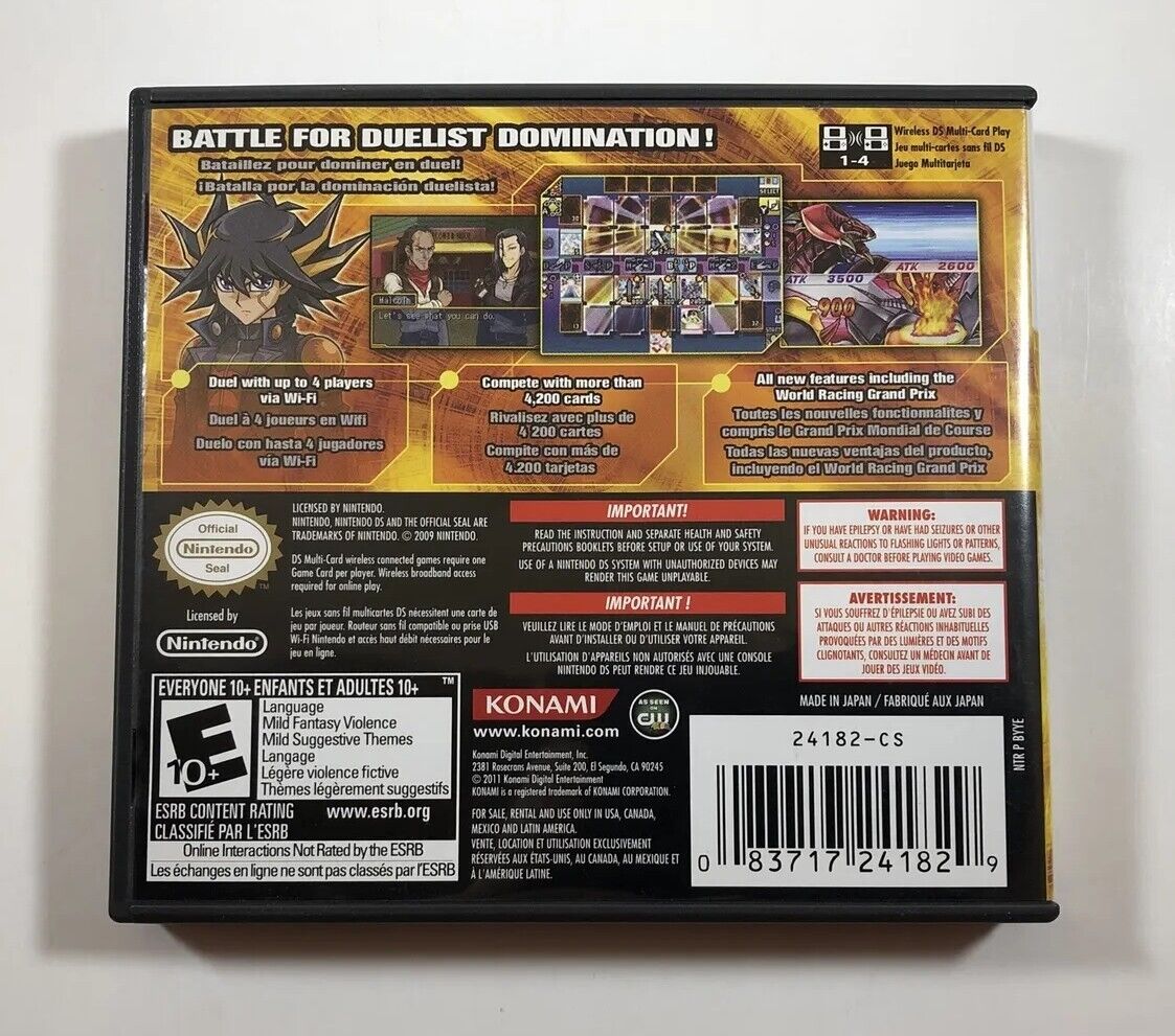 Yu-Gi-Oh 5D's World Championship 2011: Over the Nexus (Nintendo DS)  Fast Ship