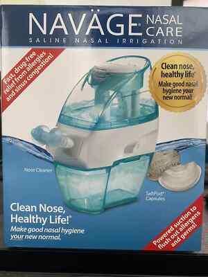 Navage Nasal Care Saline Nasal Irrigation Care 0PEN BOX STILL NEW SEAL ...