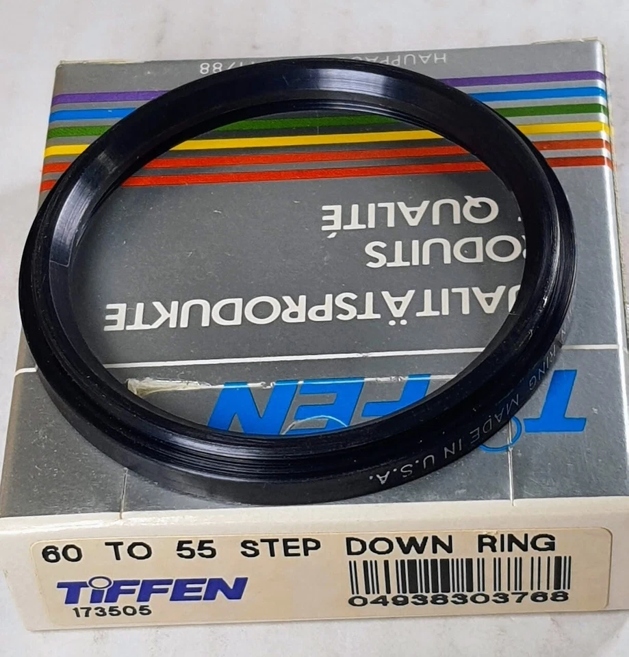 Anillo adaptador filtro lente reductora de metal TiFFEN 60-55 mm 60 mm-55 mm M60-55 F Leica Foto 4 de 4