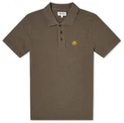 Kenzo Cotton Polo Shirt With Tiger Logo in Bronze/Brown Size XL Authentic