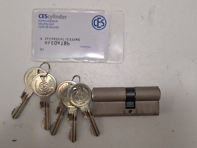 CES 8710 31,5/40,5 Profilzylinder mit SI-Karte und 5 Wendeschlüssel