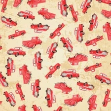 Red Truck 22x22 Bandanna