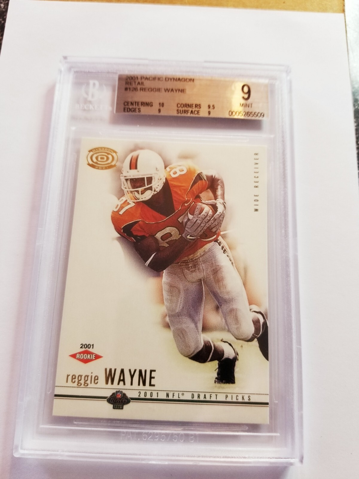 Reggie Wayne Pacific Dynagon #126 Retail