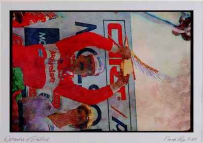 Autorennen 325042 Bobby Rahal, Toronto Indy Aquarell Bild limitierte Auflage A4