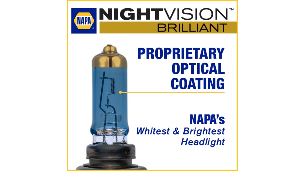 Napa NightVision Brilliant BP9008NVB2N White Halogen Headlamps eBay