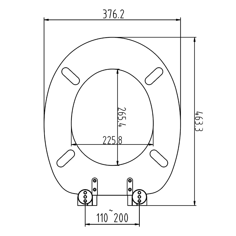 Light Grey Cambridge Traditional Effect Soft Close Universal Wooden