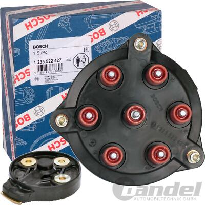 BOSCH ZÜNDVERTEILERKAPPE + FINGER für MERCEDES W124 300E-24 W140 S600 W126 R129