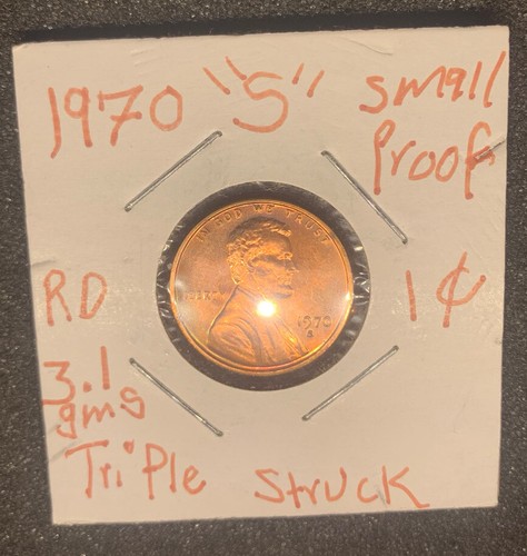 1970 s lincoln proof small Variety Triple Struck - Picture 8 of 19