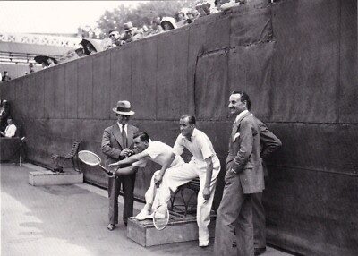 3. LINIENRICHTER - 1933 ROLAND-GARROS - Neue Karte mit Schwarz-Weiß-Foto