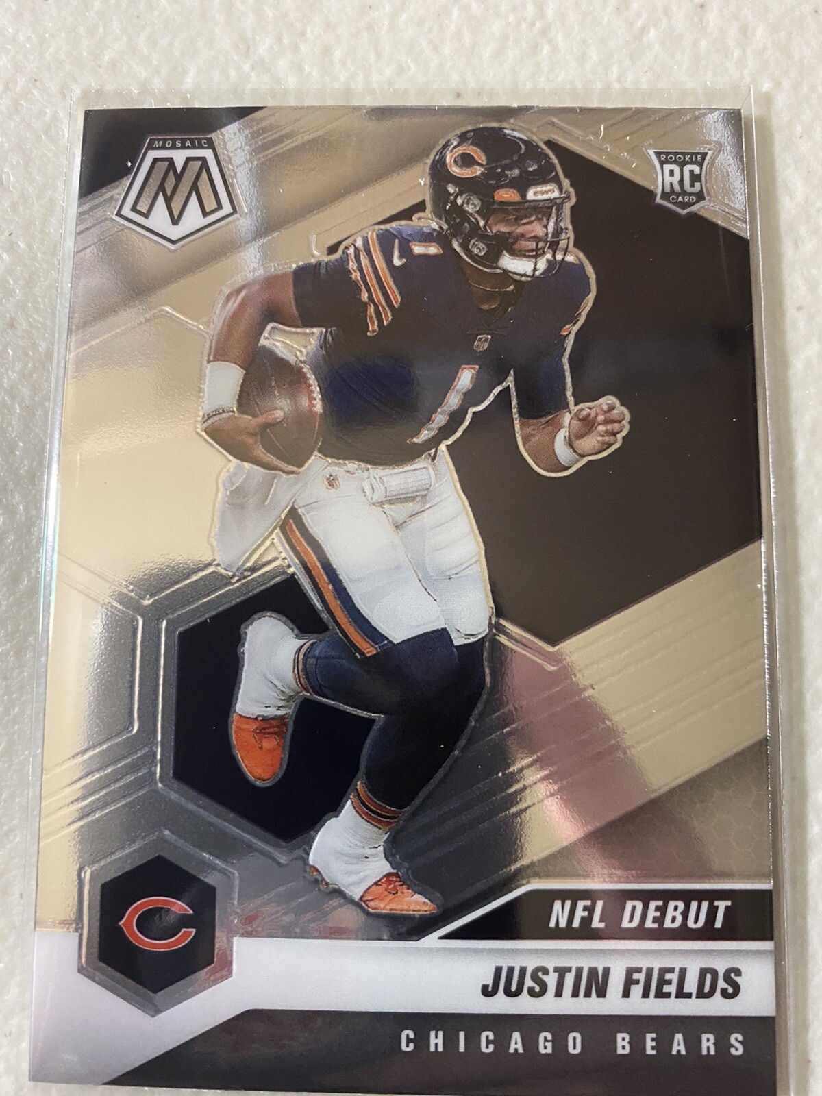 Justin Fields 2021 Panini Mosaic Football NFL Debut