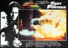 FAST AND FURIOUS Paul Walker, Vi Diesel POSTER AUTO CAR RANCING 2001 FOTOBUSTA 2