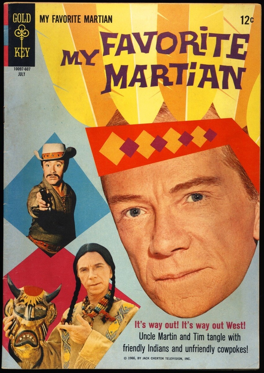 MY FAVORITE MARTIAN #8 1966 FN/VF Gold Key PHOTO COVER Bill Bixby
