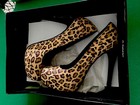 🔥SALE!- RARE NEW-Kardashian Kollection Collection Leopard Stiletto  heels Sz-7M — photo 2