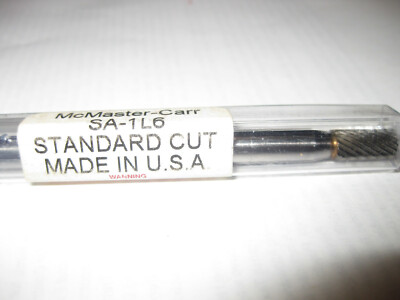 McMaster-Carr  SA-1L6 Standard Cut Bur   !!NEW!!