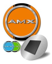 1968 - 1970 AMC AMX Big Bad Emblem Novelty Round Aluminum Fridge Magnet 3 Colors