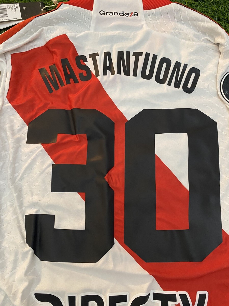レアル決定！River Plate ホームジャージ MASTANTUONO Adidas Authentic River Plate Mastantuono 30 23/24 New Home