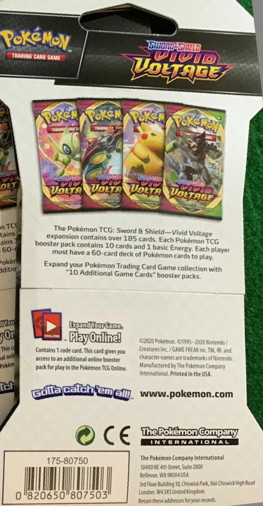 Pokémon TCG: Sword & Shield-Vivid Voltage Sleeved Booster Pack (10 Cards)