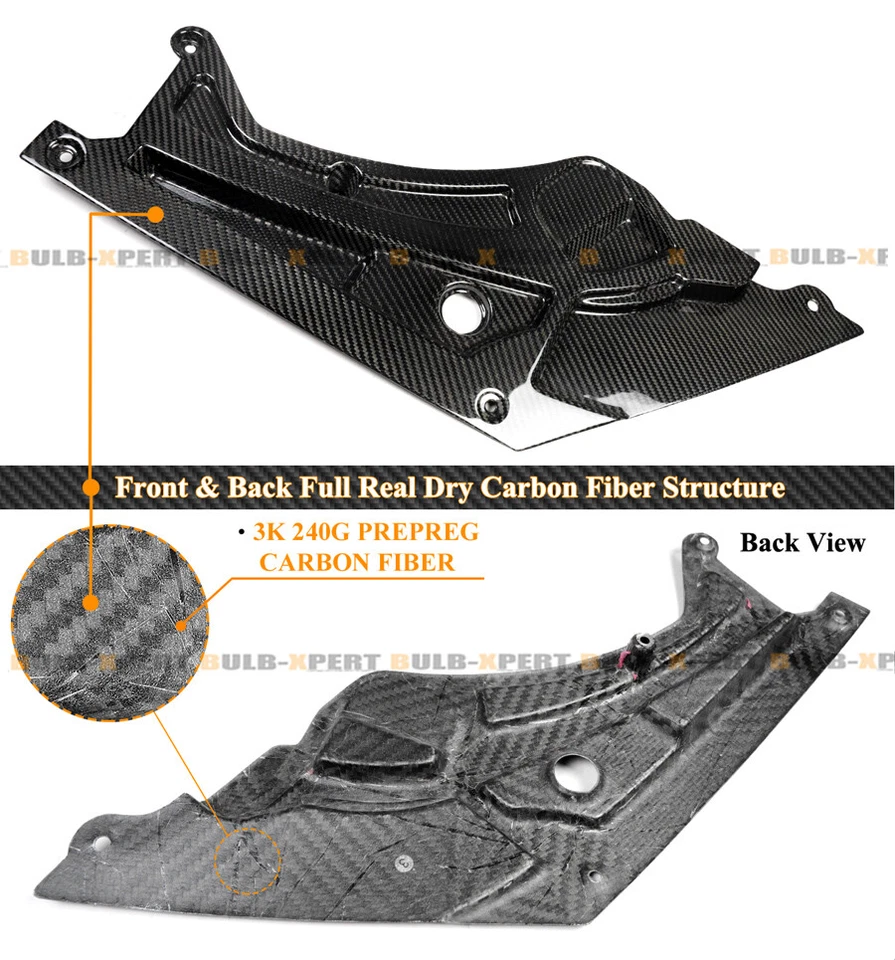Комплект из 2 накладок отделочной панели моторного отсека из сухого углеродного волокна для 21–25 BMW G8X M2 M3 M4  - Изображение 3 из 4