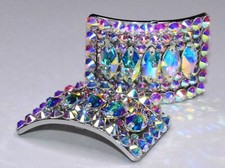 Irish Dance Hard Shoe Buckles - Crystal - Queens Jewels - Feis Dress