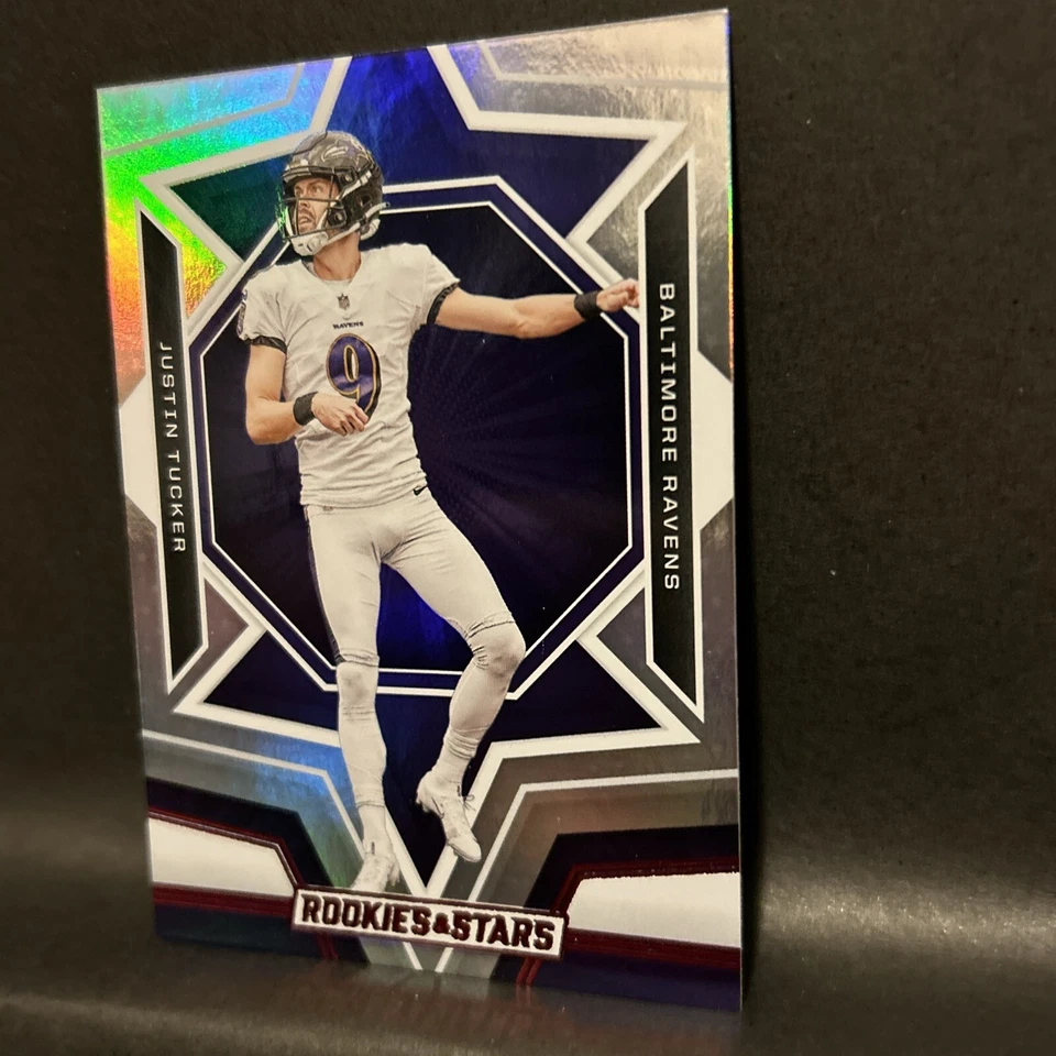 2023 Justin Tucker Panini Rookies & Stars - #7 Longevity Red  - Image 3 of 4