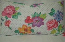 Roses, Hibiscus Lumbar Decorative Accent Throw Pillow Cover 12"x20"