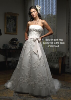 $1399 CASABLANCA 10 IVORY CHAMPAGNE BEADED ALENCON LACE A-LINE WEDDING GOWN | eBay $1399 CASABLANCA 10 IVORY CHAMPAGNE BEADED ALENCON LACE A-LINE WEDDING GOWN | eBay