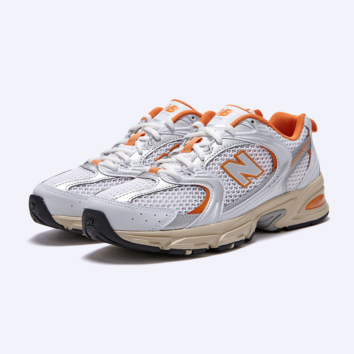 New Balance 530 MR530EB WHITE ORANGE US 5 - 10 UNISEX SIZE