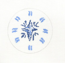 Walker's Christmas Northern Star Ornament Handpainted Needlepoint Canvas