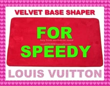 Red Microfiber Base Shaper Liner Board that fits the Speedy 30 Bag