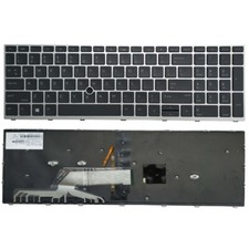 New FOR HP ProBook 650 G4 650 G5 15.6" US Backlit Keyboard Silver L09593-001