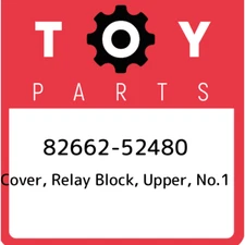 82662-52480 Toyota Cover, relay block, upper, no.1 8266252480, New Genuine OEM P